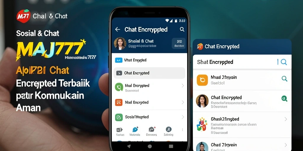 Antarmuka MAJ777 yang sederhana dan aman untuk chatting.