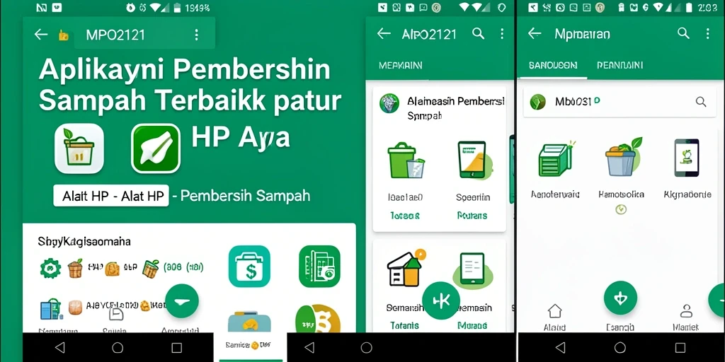 Antarmuka MPO2121 yang mudah digunakan untuk pembersihan sampah.