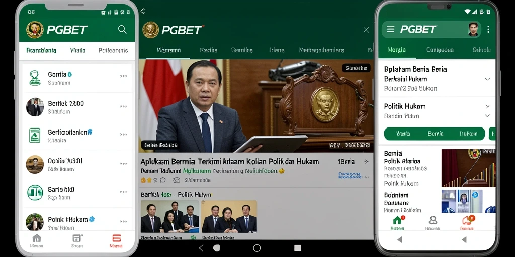 Antarmuka sederhana dan mudah dijelajahi PGBET.