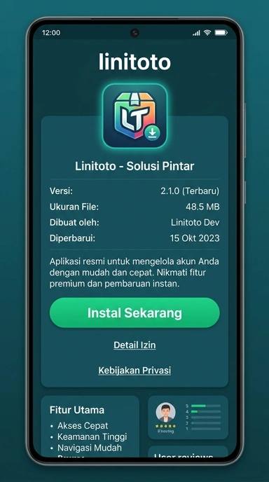 Petunjuk Unduh dan Instal APK linitoto