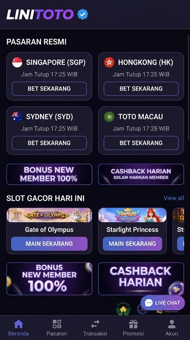 Kanal Resmi Linitoto untuk Pengguna Android Indonesia